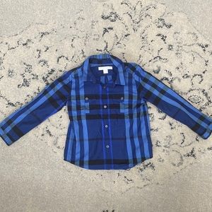 Toddler Burberry button down shirt